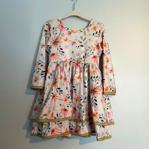 NWOT The Hair Bow Company Wildflowers Twirl Dress – White/Floral – Toddler 2T - Picture 6 of 6